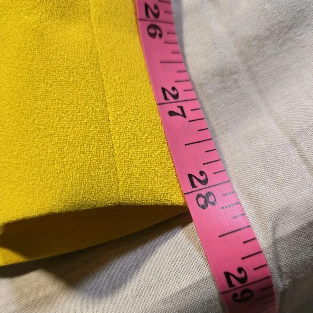 Ralph Lauren Collection Women's Purple Label Dress Pants Yellow Size 4